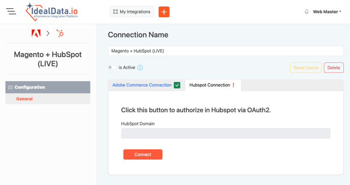 Connect to HubSpot