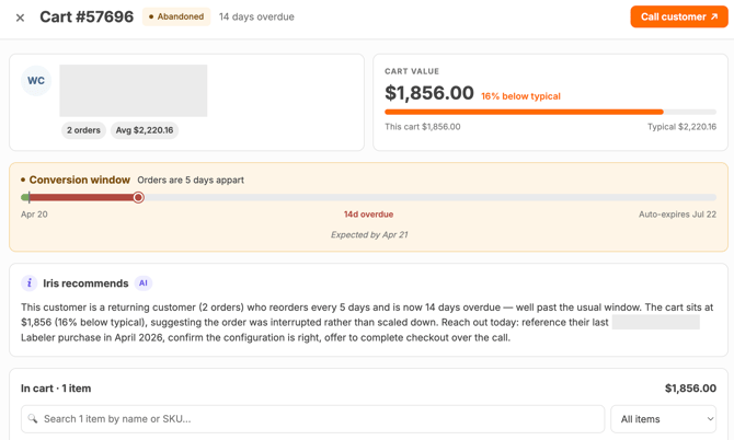 cart-call-customer
